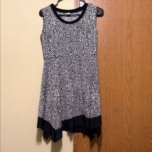 Ducci Charming Black and White Kids Dress